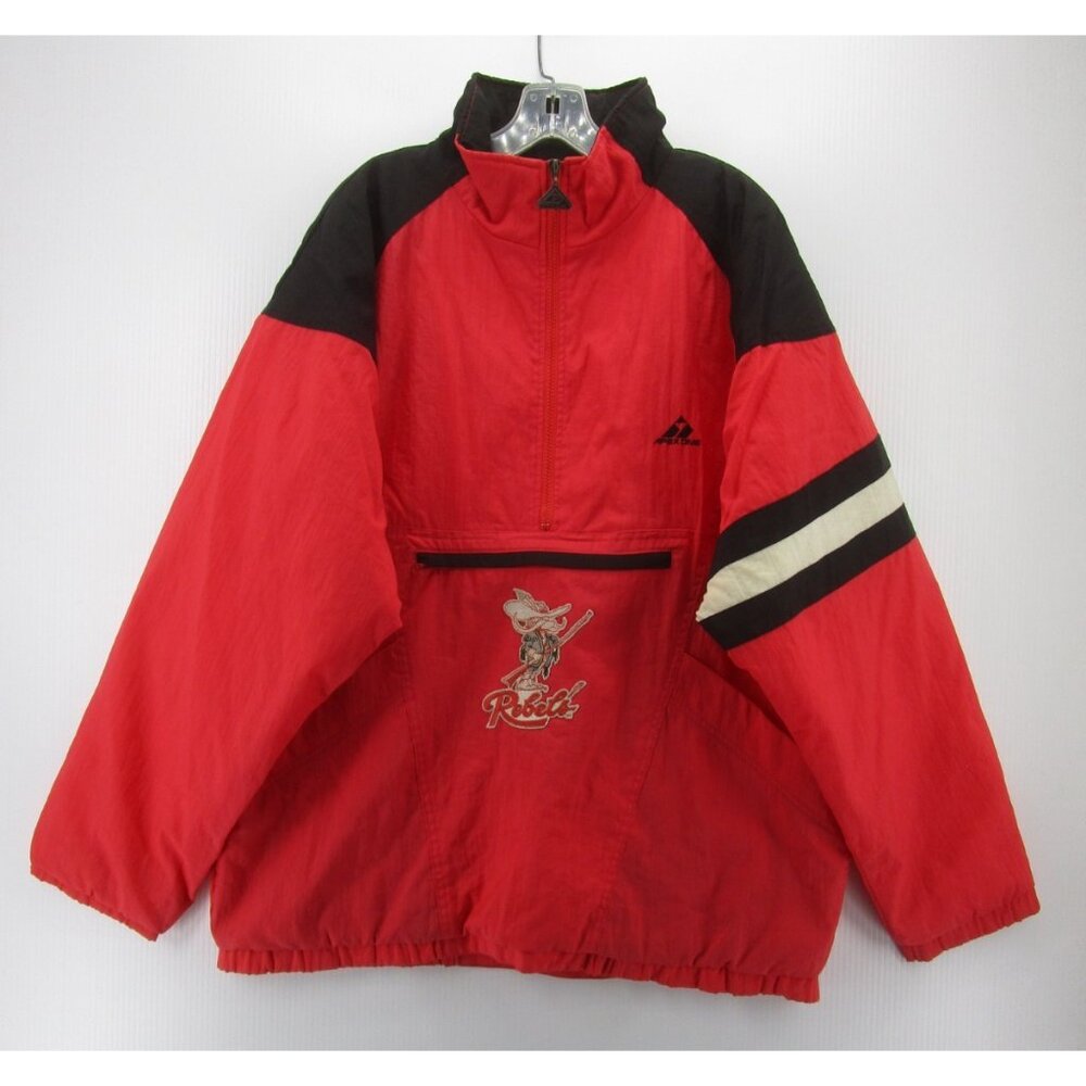 VINTAGE  UNLV Rebels Jacket XL Apex One Parka Anorak Double Sided 90s *